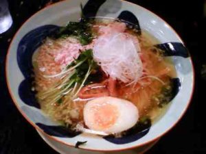 らーめん天神下大喜のとりそば(塩)の口コミ　湯島駅、上野広小路駅、御徒町駅