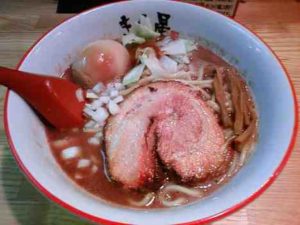 ラーメン きら星の味玉ラーメンの口コミ　JR中央線、西武多摩川線「武蔵境駅」