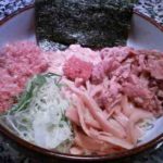 背脂醤油 のあの脂そば(あつもり)の口コミ 神保町駅