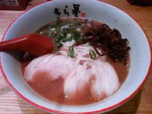 ぶっきら星。のラーメンの口コミ JR中央線「武蔵境駅」