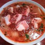 酒と肴と麺の店 田村屋の肉豆腐タンメン(辛さあり)の口コミ 本郷三丁目駅 徒歩5分