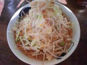 雷 本店の雷そば(大)の口コミ　北松戸駅東口 徒歩5分