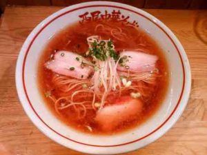 西尾中華そばの中華そばの口コミ　駒込駅　徒歩5分