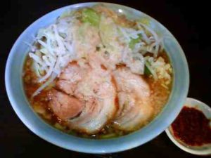 麺や あかつきのあかつき麺＋辛玉の口コミ　駒込駅