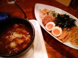 麺屋 天翔の特製醤油つけ麺の口コミ 常磐線「亀有」駅から徒歩1分ほど