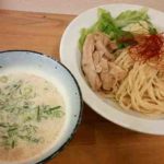 うぜんの鶏塩ポタージュつけ麺+リゾットセットの口コミ 東京メトロ丸の内線「中野新橋駅」から徒歩4分