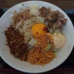 ジャンクガレッジ イオンレイクタウン店のまぜそばの口コミ