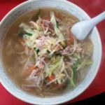 中華料理 宝来のタンメンの口コミ　ＪＲ高崎線「上尾駅」東口から徒歩約10分