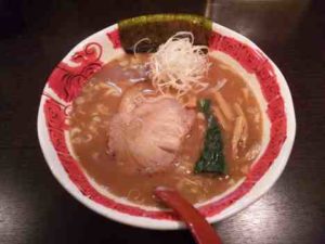 【閉店】本格醤油豚骨麺 竹寛の竹寛醤油とんこつの口コミ　東武伊勢崎線「草加駅」東口より徒歩で約17分