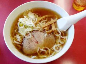 一品香 駅南店の手打ちラーメンの口コミ　小山駅東口より徒歩20分